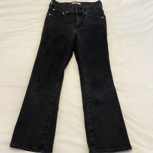 Madewell Black Cali Demi Boot Jeans